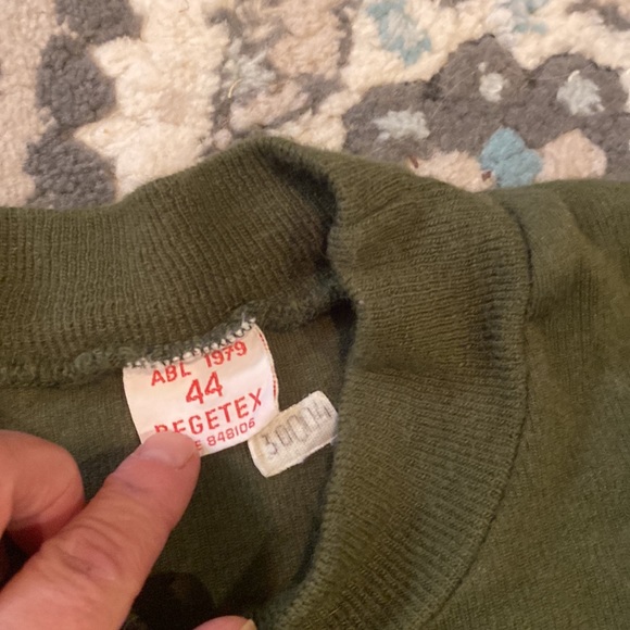 Vintage Begetex 1979 wool military shirt. Adult mens small. Pristine condition - Picture 5 of 7